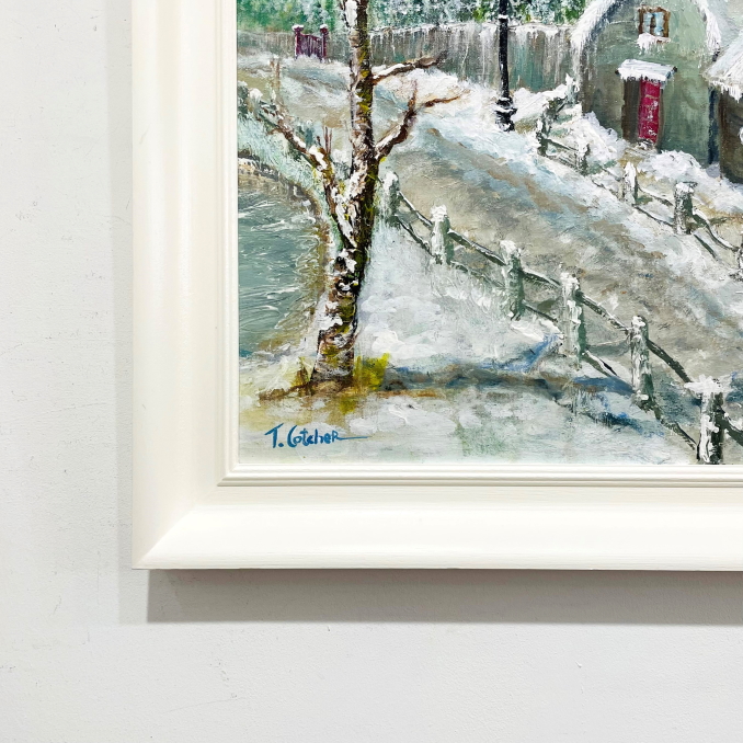 'Snow Road' by artist Tom Cotcher